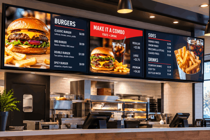 Digital Menu board installation in Alabama