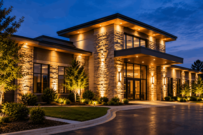 Architectural Accent Lighting installation in Alabama