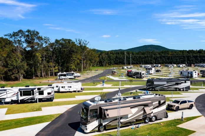 Campground wireless network installation in Alabama