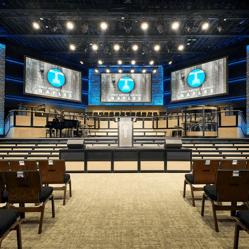 church, stadium and gym audio system installation in Alabama