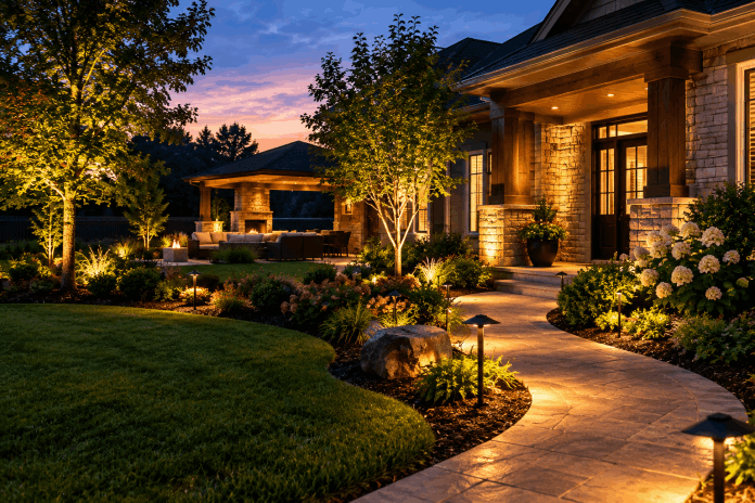 Residential Outdoor & Garden Lighting installation in Alabama