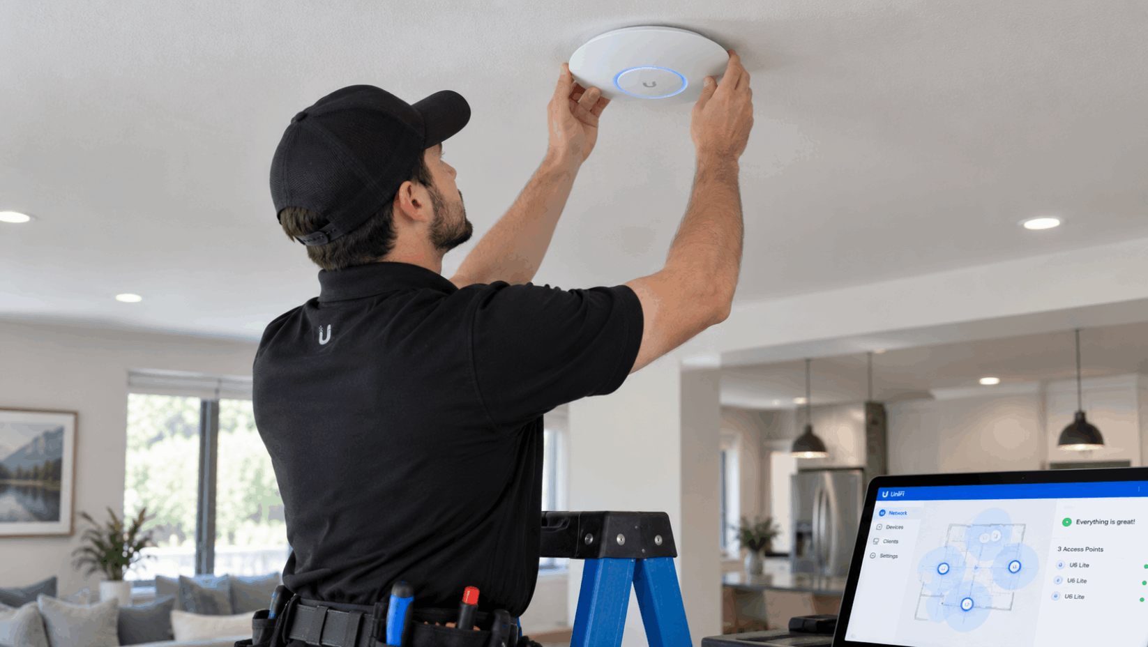 Whole home wifi installation in Alabama